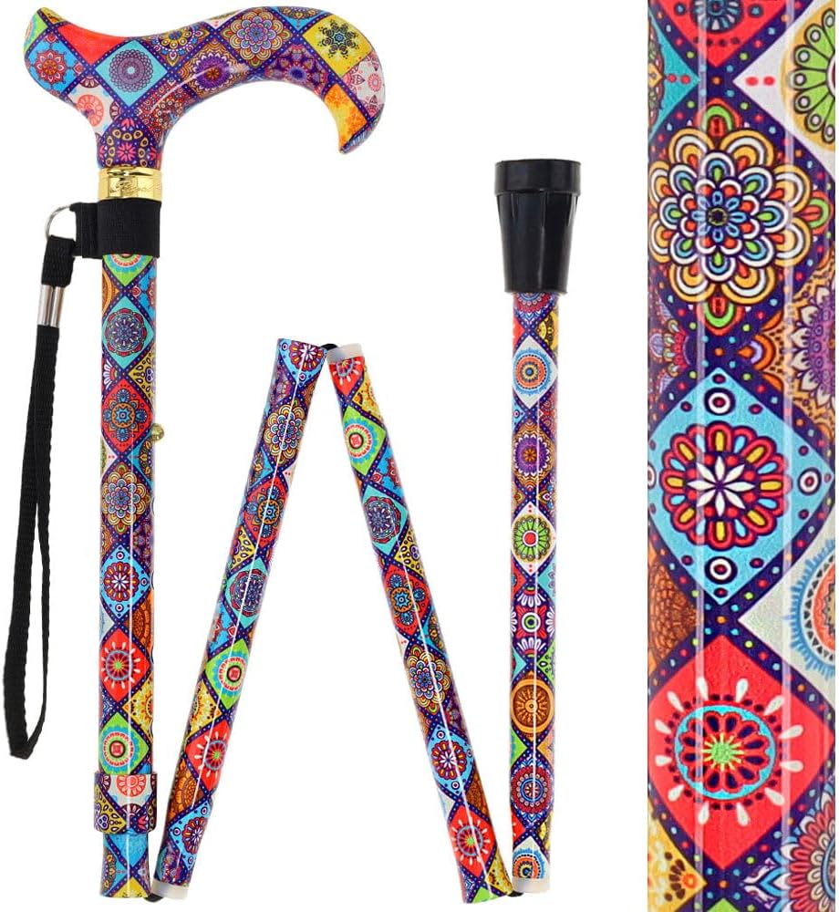 Stylish Adjustable Derby Walking Canes for Men and Women