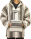 Mexican Baja Hoodie for Men - Recycled Fleece-Lined Pullover