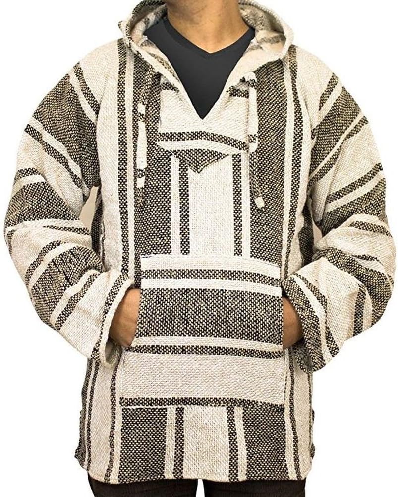 Del Mex Baja Hoodie Poncho Sweatshirt for Comfort and Style
