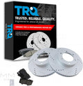 Front Ceramic Brake Pad & Rotor Kit for 2003-09 GX470 4Runner