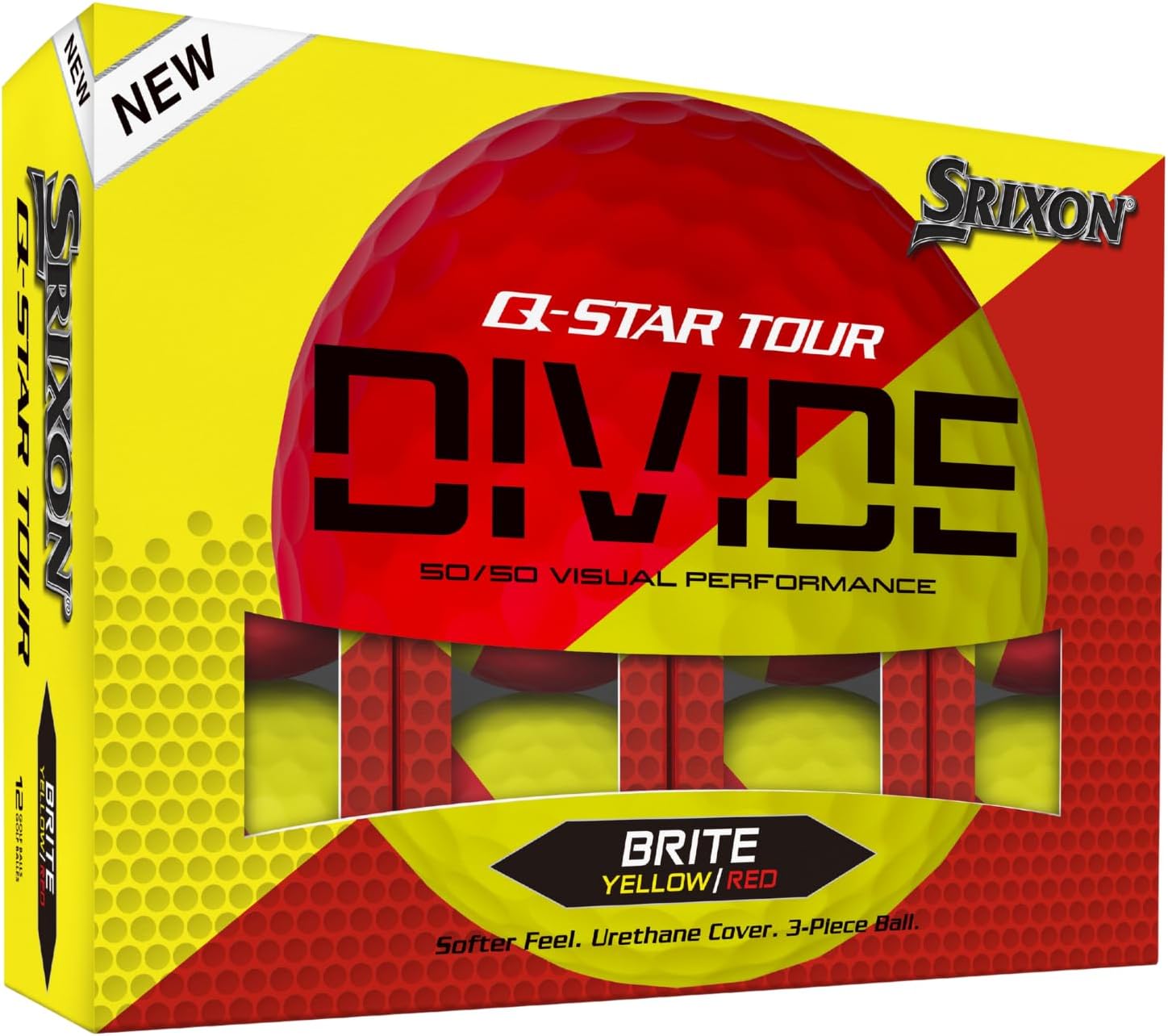 Srixon Q-Star Tour Divide Golf Balls for Enhanced Performance