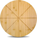 16in Double Sided Round Pizza Cutting Board - Grooved Slicer & Serving