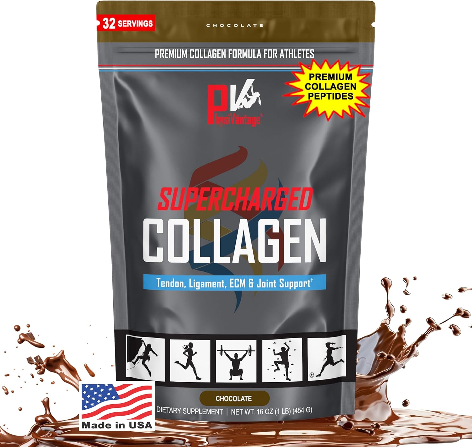 Supercharged Collagen Peptides Powder for Joint & Skin Health
