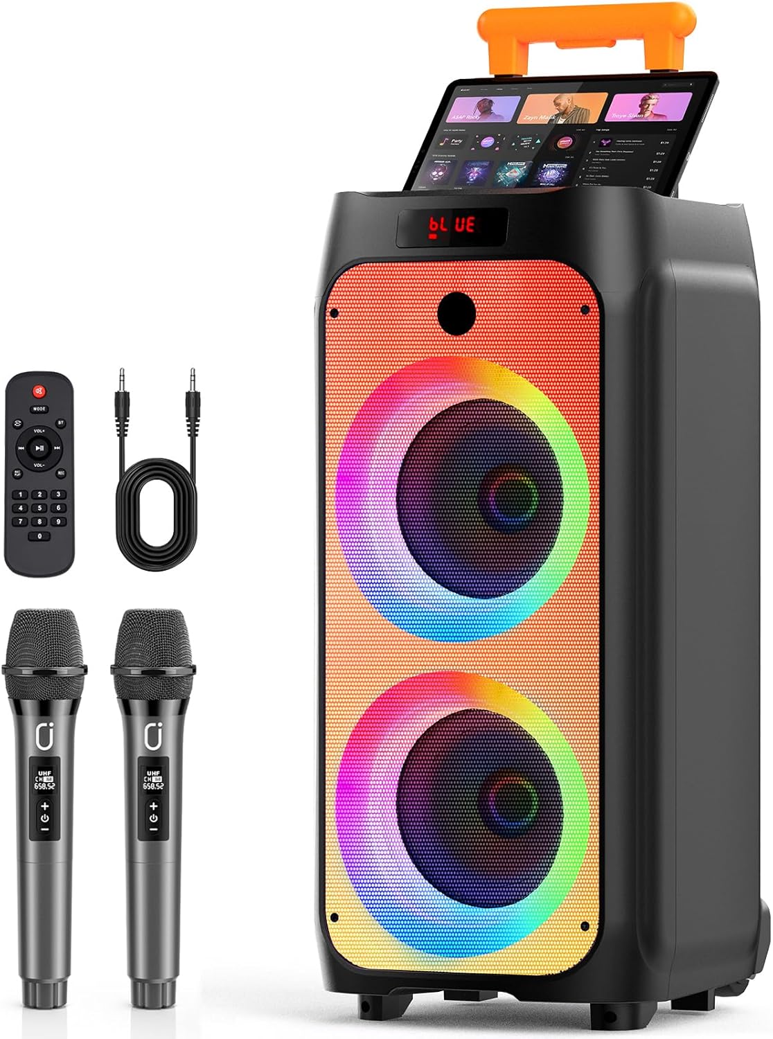 Karaoke Machine with 2 Microphones for Ultimate Party Fun