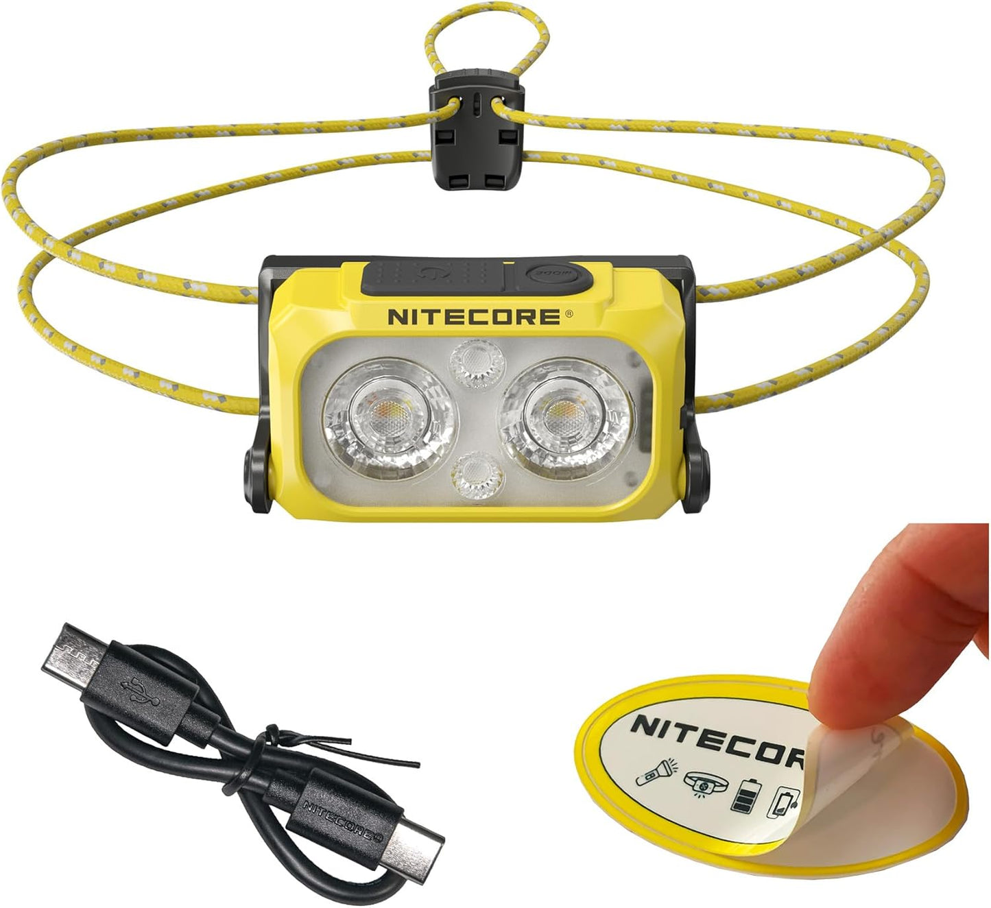 Nitecore NU25 400 Lumen Ultra Lightweight Headlamp for Outdoor Use