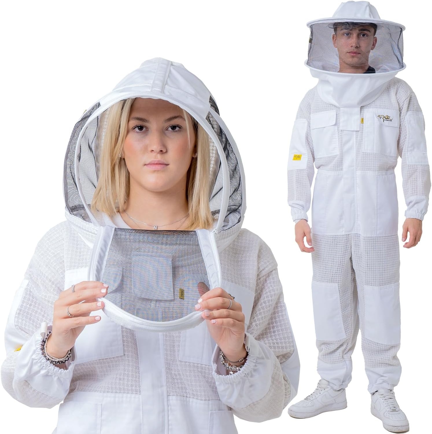 Three Layer Mesh Ventilated Beekeeping Suit for Ultimate Safety