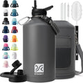 1 Gallon Water Bottle Insulated | Thickened Stainless Steel Vacuum Jug