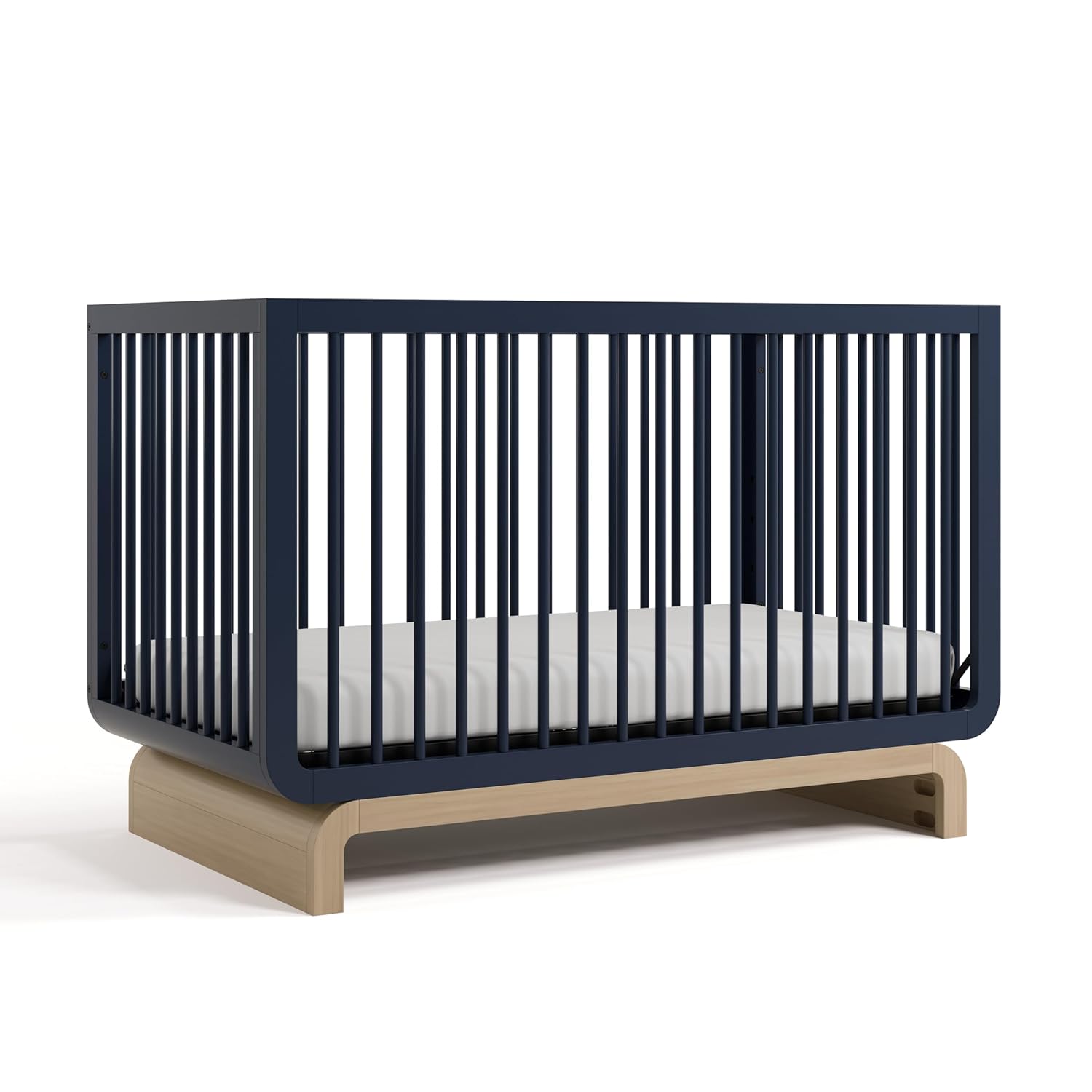 STORKCRAFT Santorini Convertible Crib with Toddler Guardrail