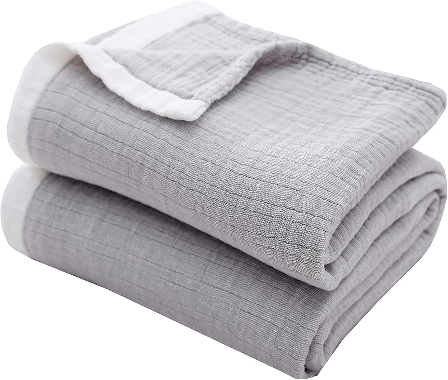 SE SOFTEXLY Muslin Throw Blanket for All Seasons, 100% Cotton