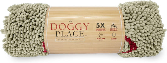 Microfiber Dog Mat for Muddy Paws - Non-Slip, Absorbent Design