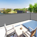 3ft x 77ft Grey Privacy Screen Fence Cover Panel Shade Cloth - Durable