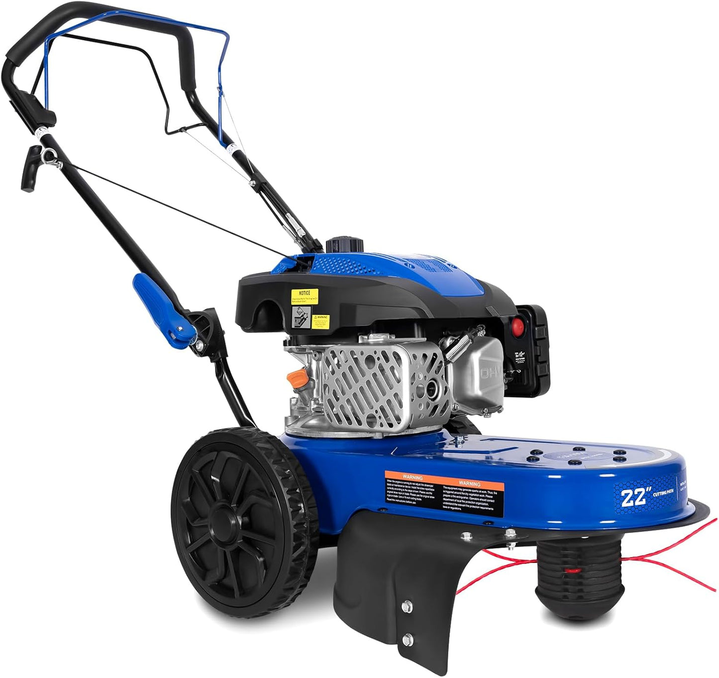 BILT HARD Self-Propelled Walk Behind String Trimmer for Lawn