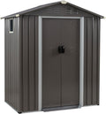JY QAQA 5x3 FT Metal Outdoor Garden Storage Shed for Tools