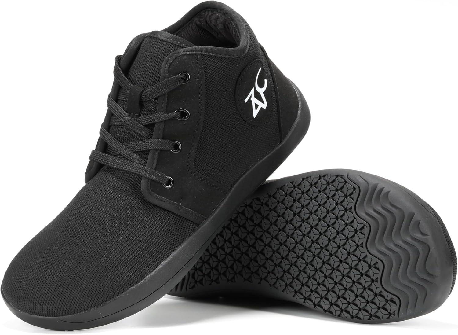 ZVC Wide Toe Box Wrestling Shoes - Zero Drop for Ultimate Stability