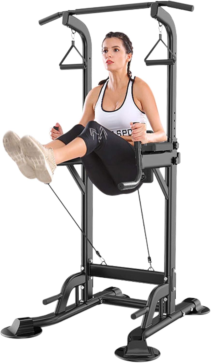 VIVOHOME Power Tower: Height Adjustable Strength Training