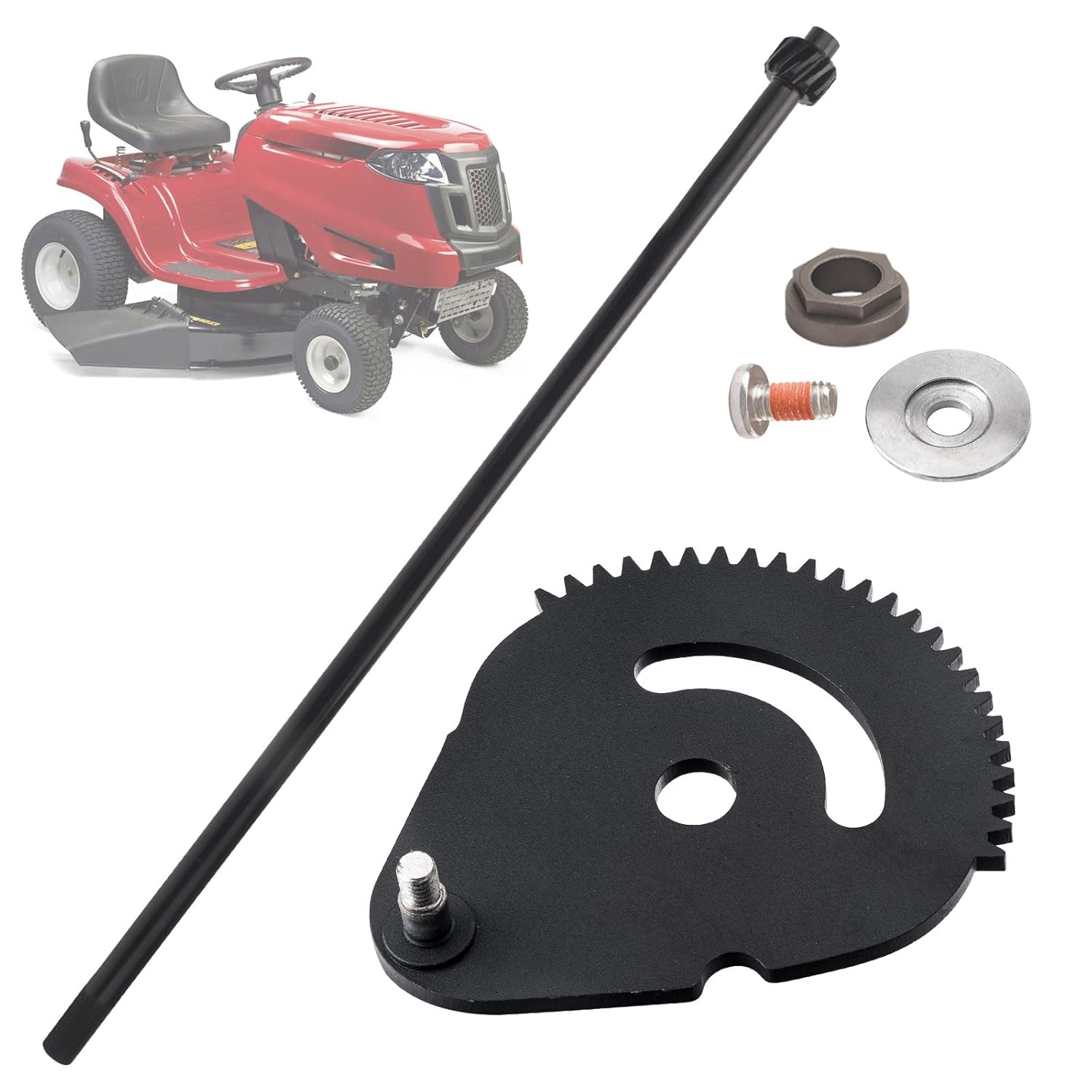 938-05078 Steering Shaft & 617-04024A Gear Assembly for Lawn Tractors