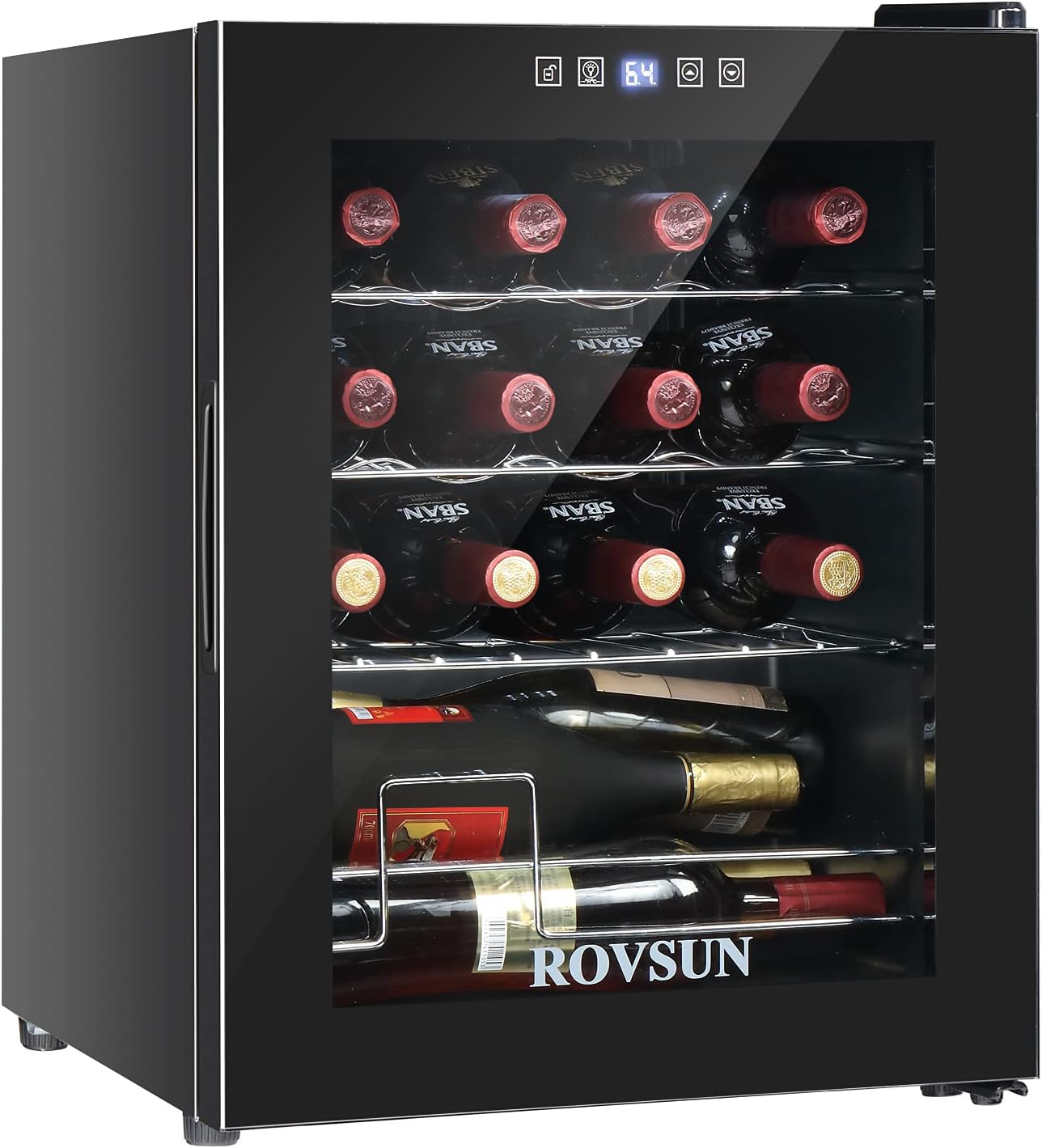 ROVSUN 16 Bottle Wine Cooler Refrigerator with Digital Control