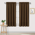 Blackout Curtains Room Darkening Thermal Insulated Panels - Brown