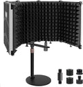 Microphone Isolation Shield 5-Panel Mic Sound Booth - Clearer Vocals