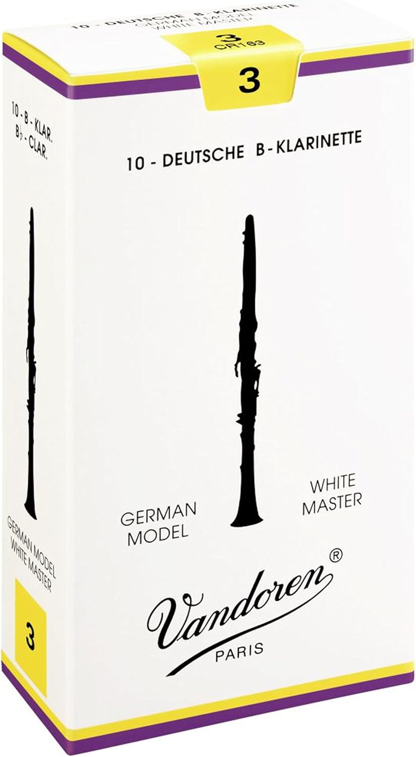 Vandoren CR1615T Bb Clarinet White Master Reeds Strength 1.5