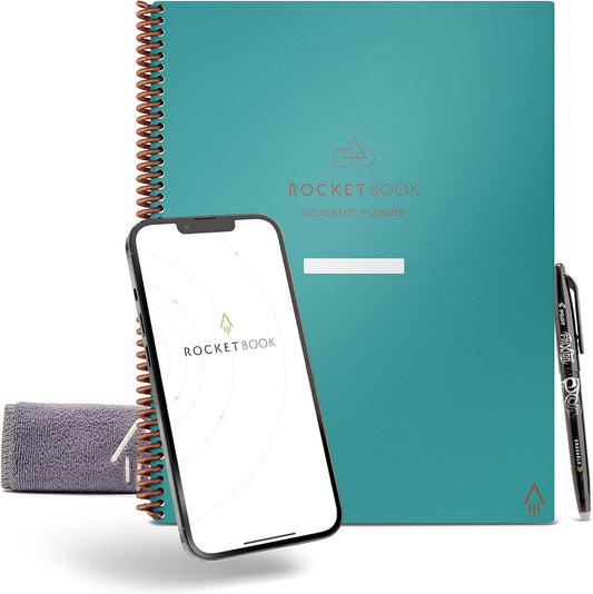 Rocketbook Teal Academic Planner - Reusable & Smart! 