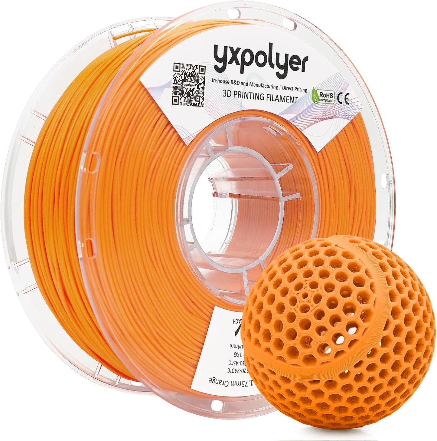 YXPOLYER Flexible PLA Pro 3D Printer Filament for Toys