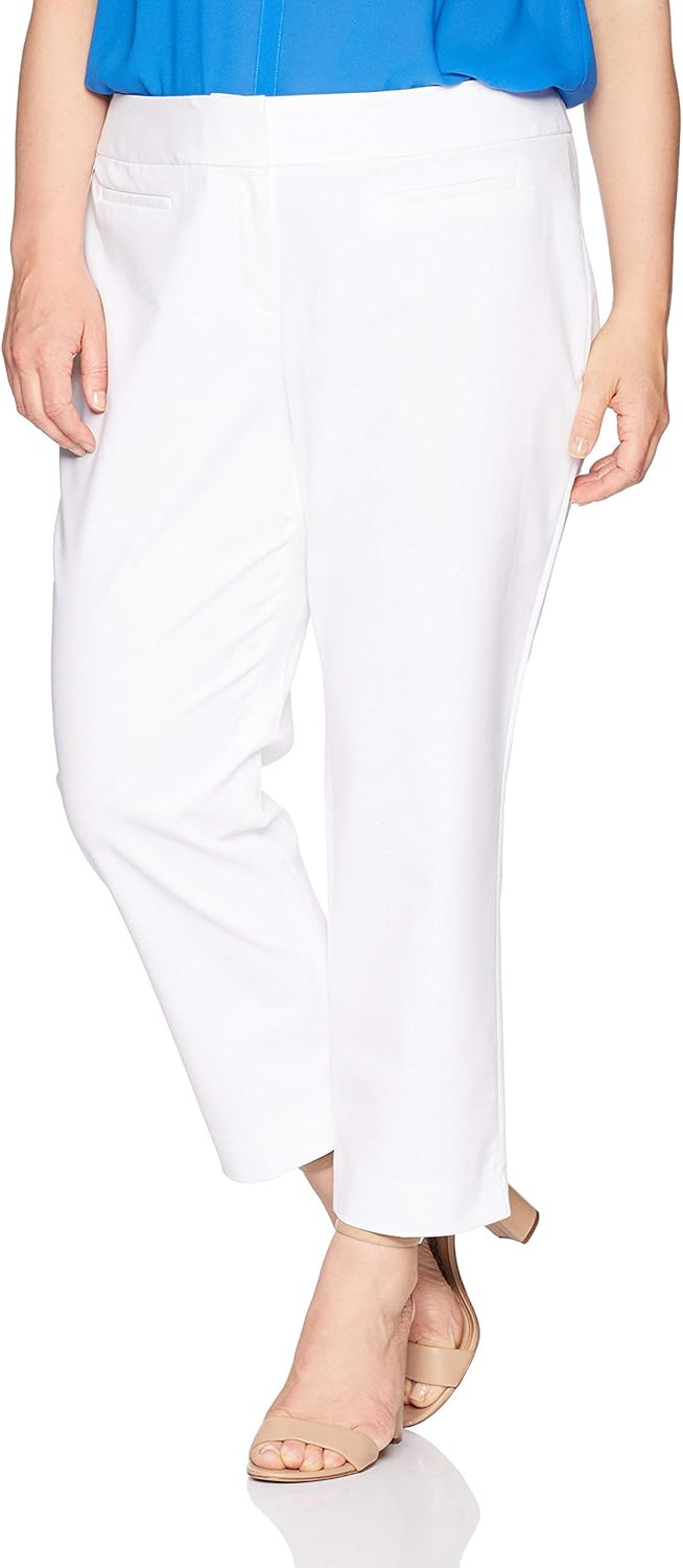 Nine West Women's Plus Size Double Weave Classic Pant Review