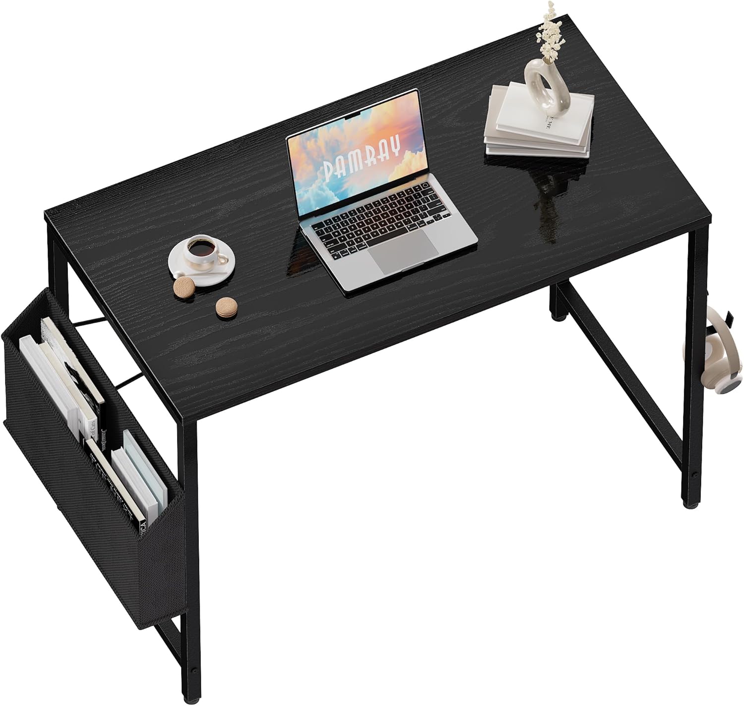Compact 32 Pamray Computer Desk with Storage - Space-Saving Design!