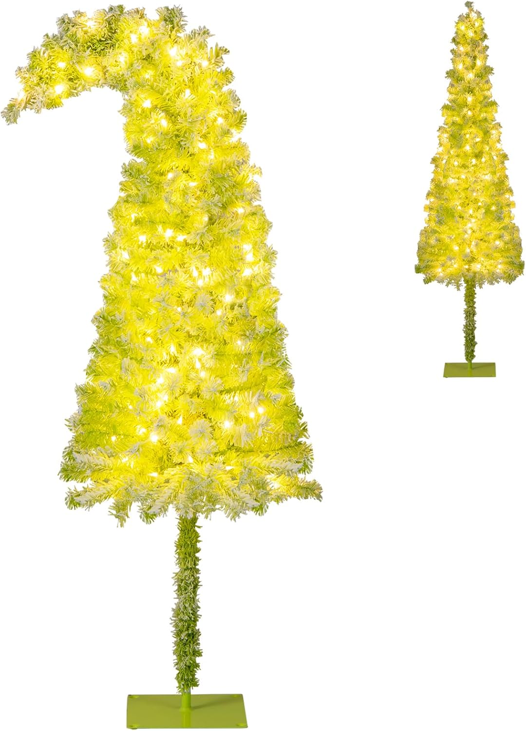 Whimsical 6 FT Pre-Lit Christmas Tree for Festive Decor