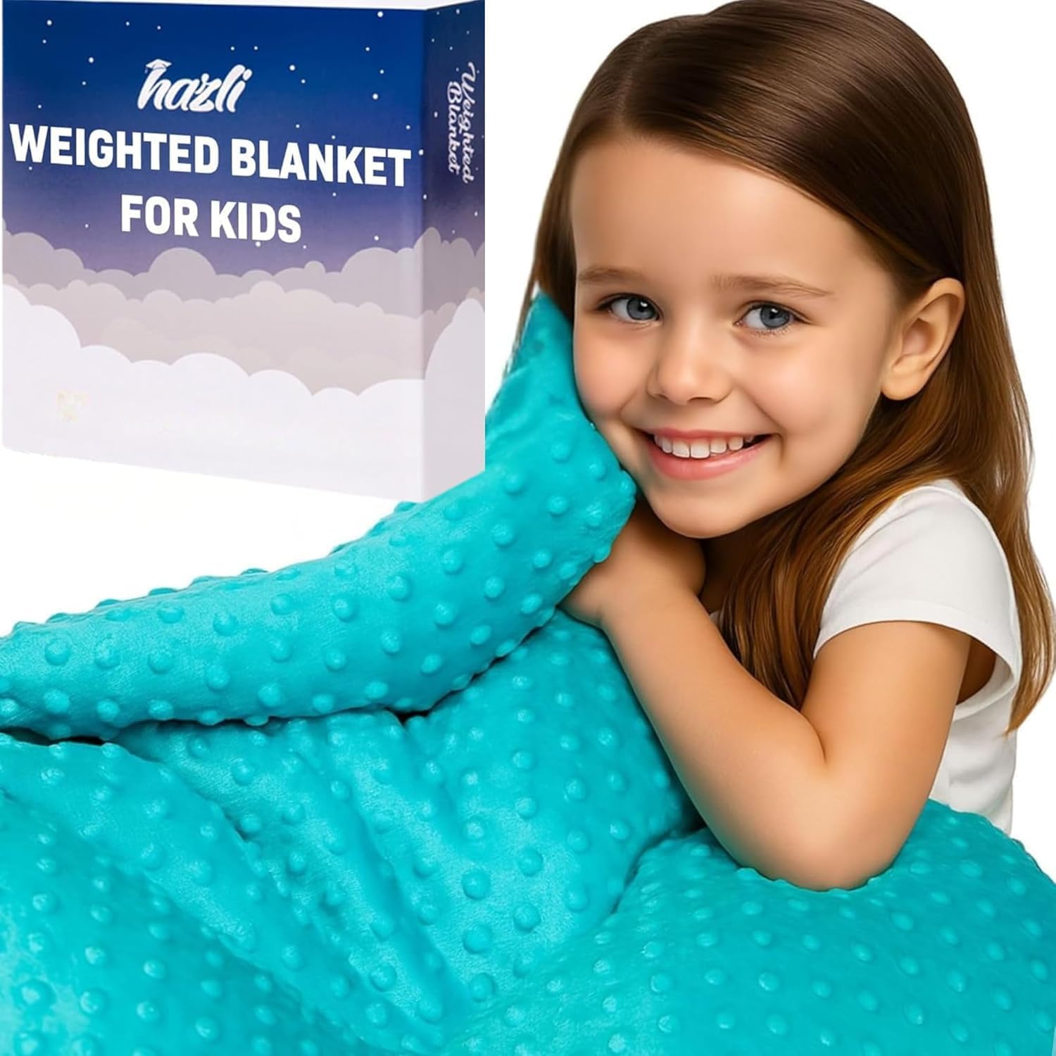 Hazli Super-Soft Kids Weighted Blanket for Cozy Comfort