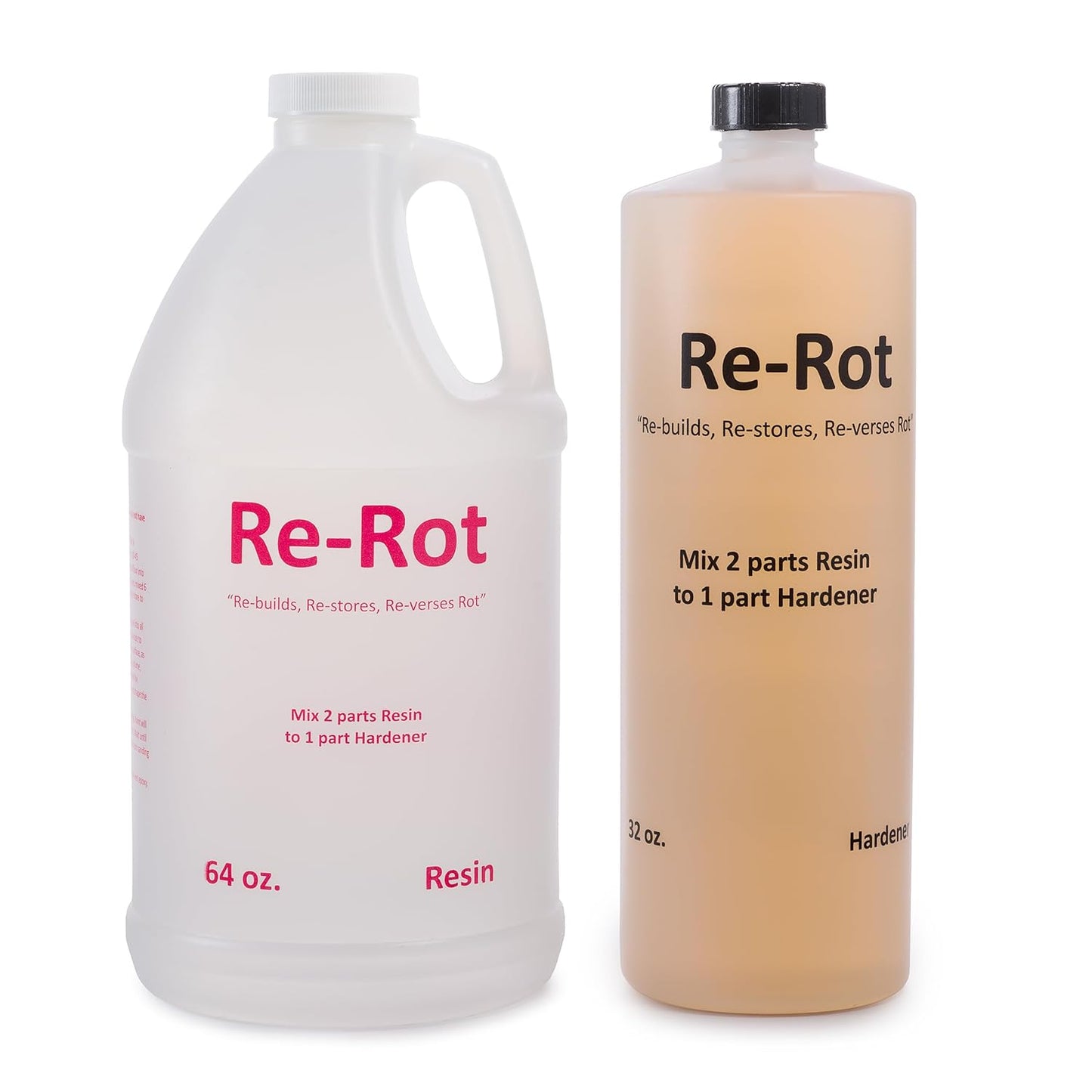 Re-Rot 96 oz Epoxy Kit for Quick Wood Repair and Restoration
