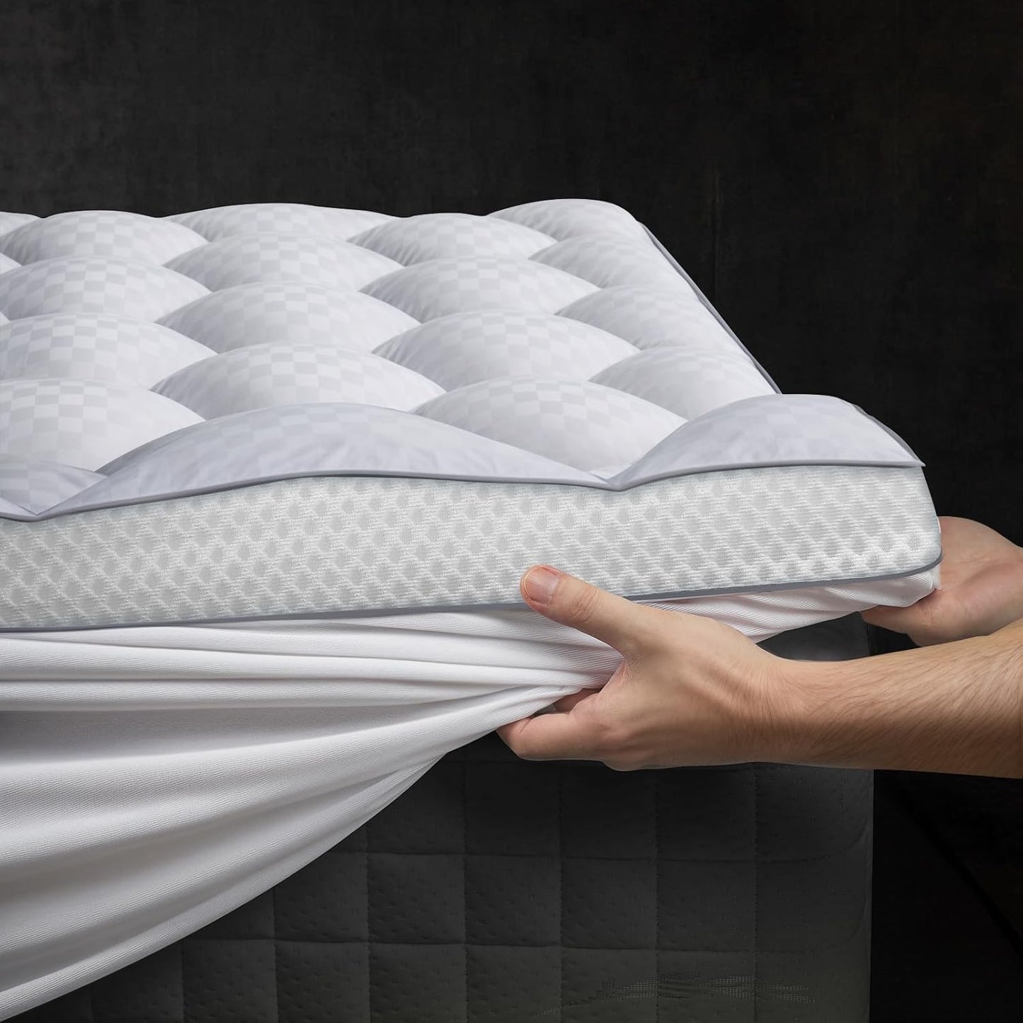 3 Inch Ultra-Fluffy Memory Foam Mattress Topper for Comfort