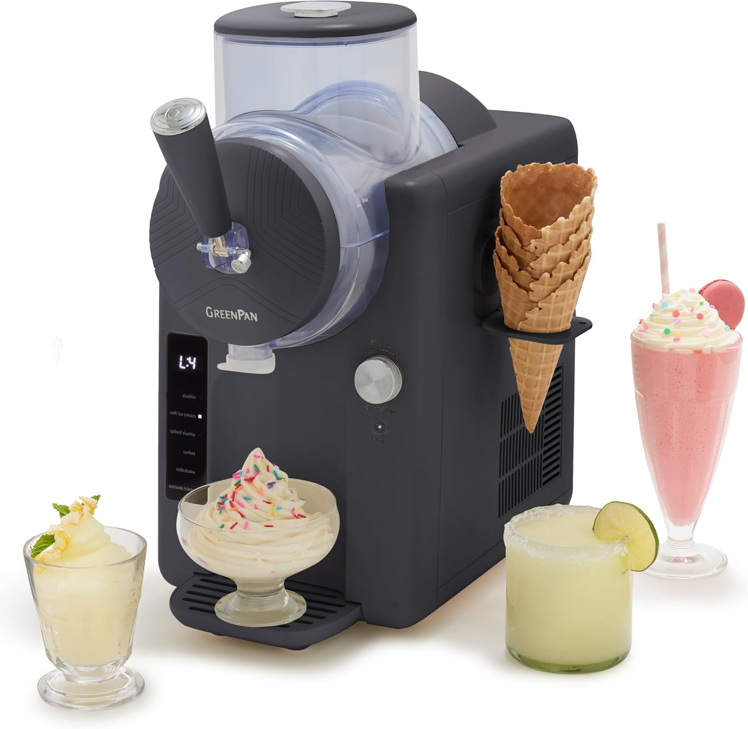 GreenPan Frost Ice Cream Machine: 15-in-1 Frozen Treat Maker
