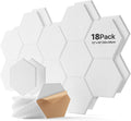 18 Pack Hexagon Acoustic Panels 12in x 10in - Self-Adhesive Soundproof
