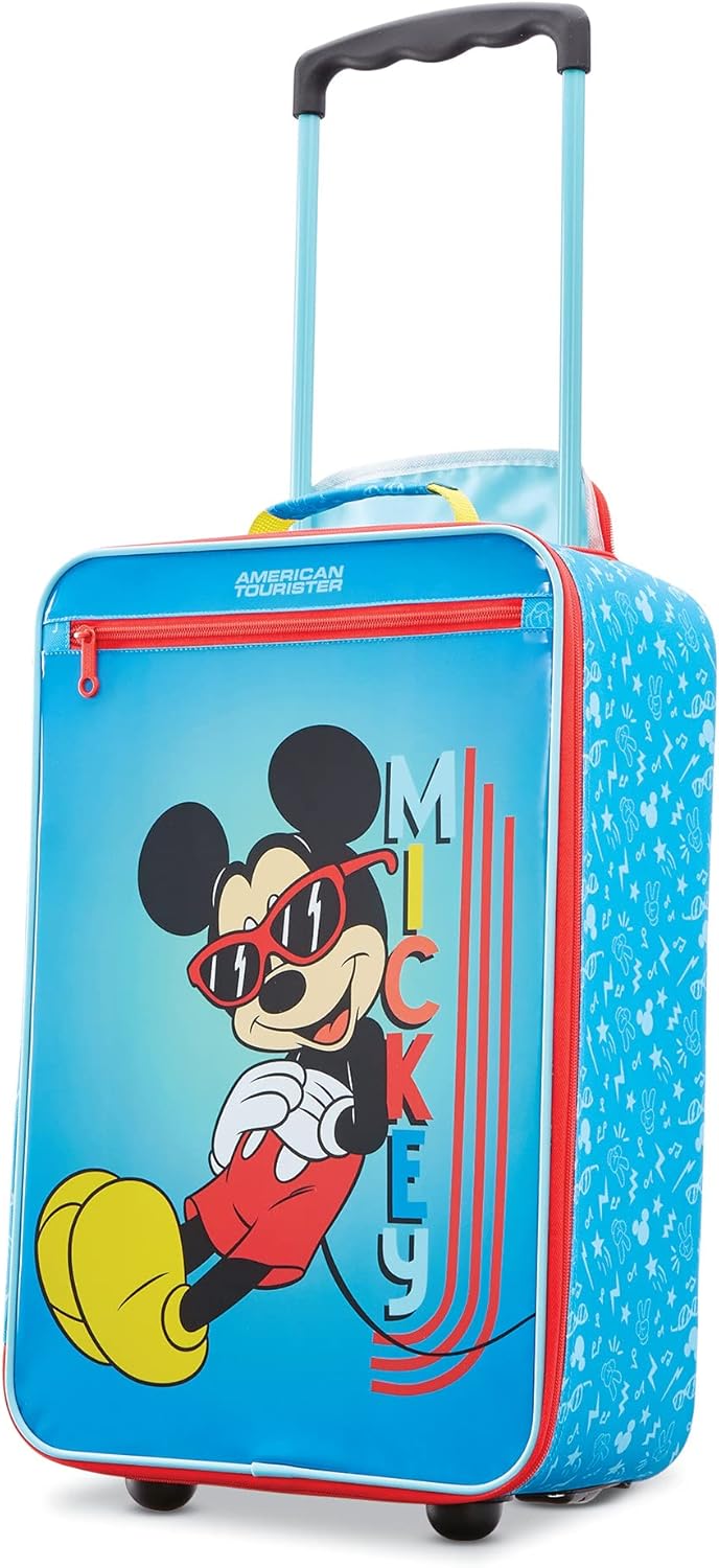 Disney Softside Upright Luggage with Mickey Design for Kids