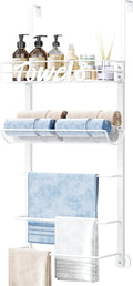Over Door Towel Rack 5-Tier Wall Mounted Towel Holder - Space Saving