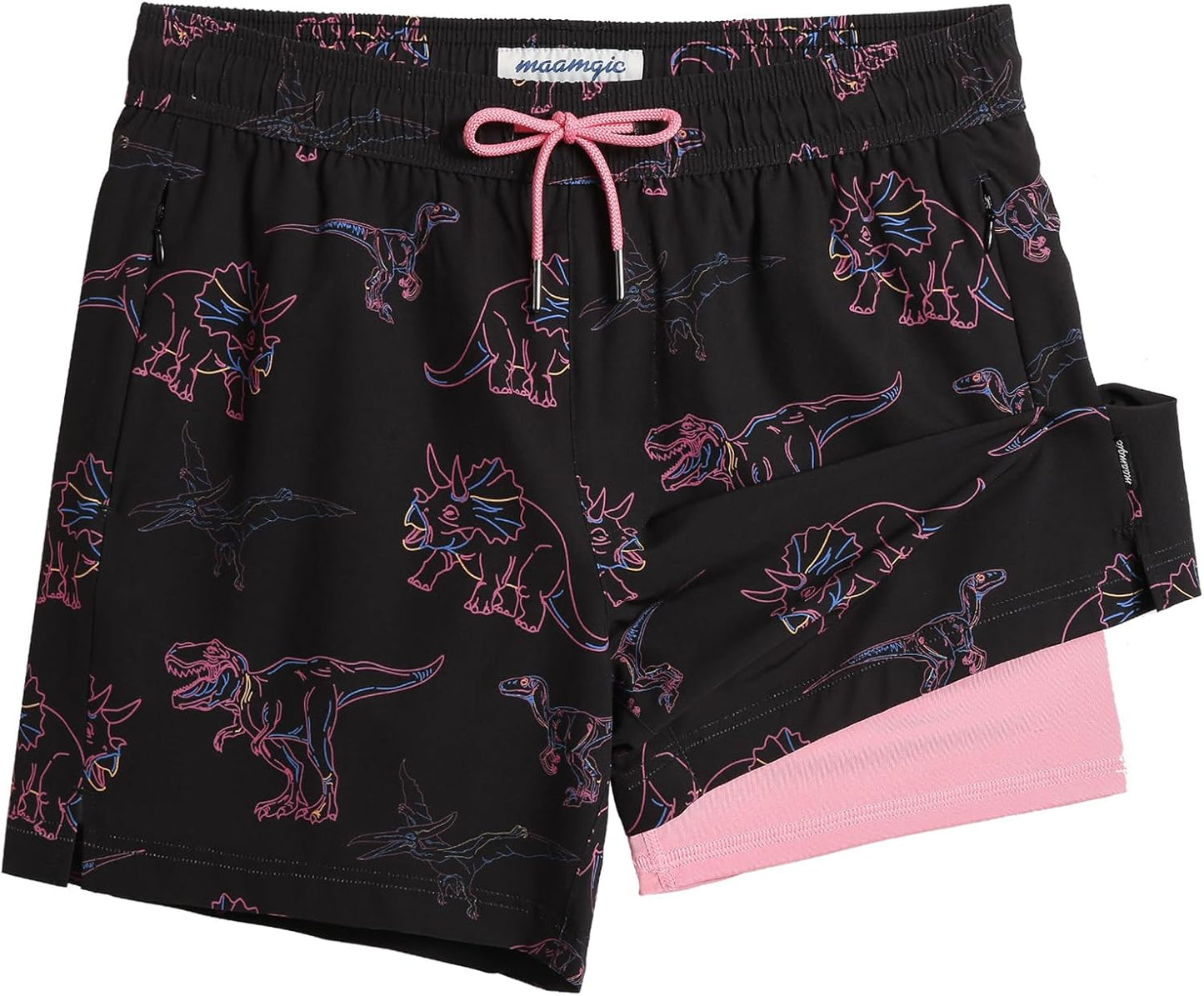 Mens Swim Trunks with Compression Liner for Ultimate Comfort