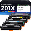 201X Toner Cartridge Set 4-Pack High Yield Replacement - Reliable