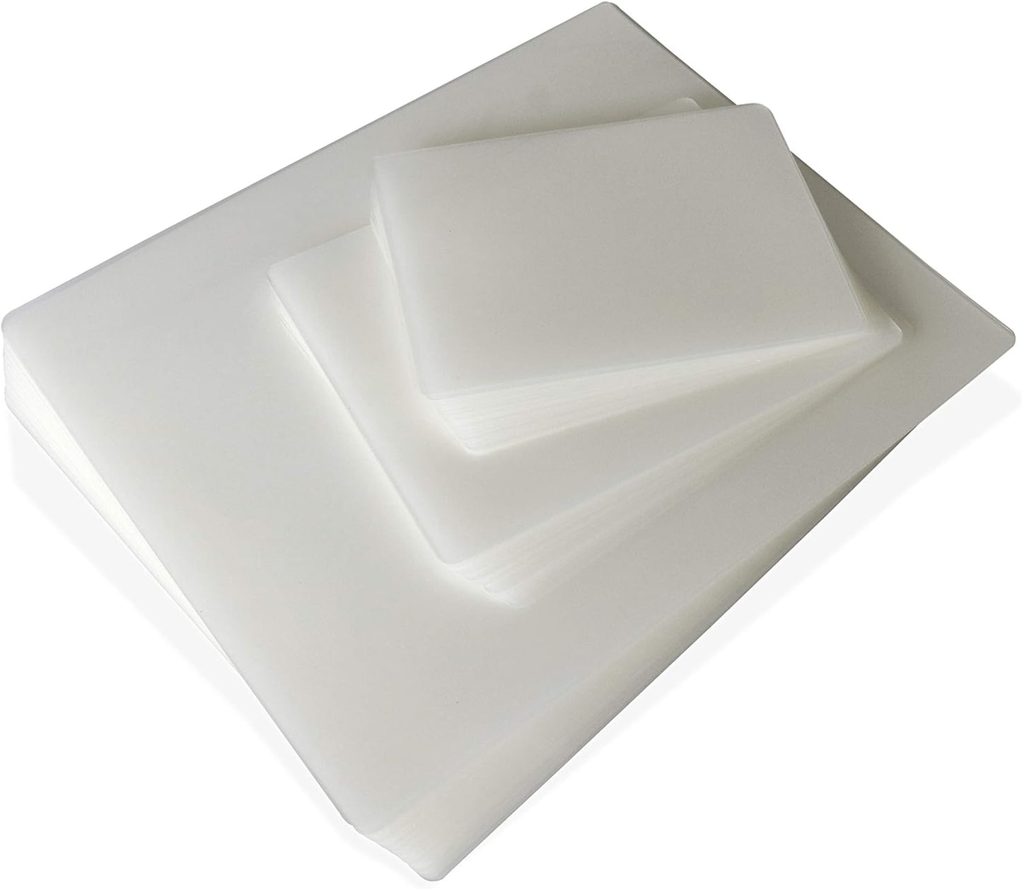 Jasel 100-Pack 5 Mil Assorted Laminating Pouches: Letter & Photo Sizes