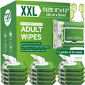 Extra Large Scented Adult Wipes for Sensitive Skin Care
