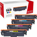 069 069H Toner Cartridge Set (4-Pack) - High Capacity Replacement
