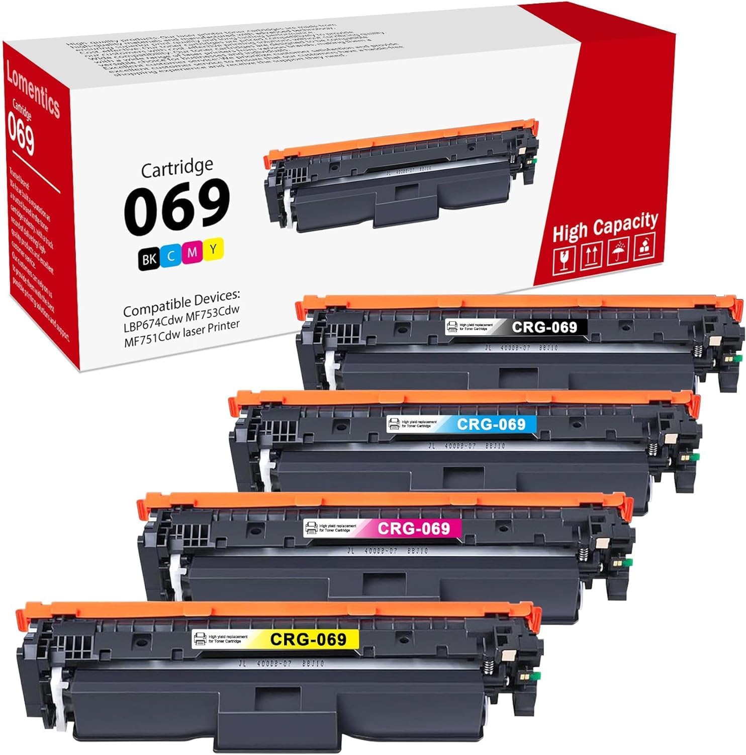 069 Toner Cartridge Set for LBP674Cdw MF753Cdw Printers