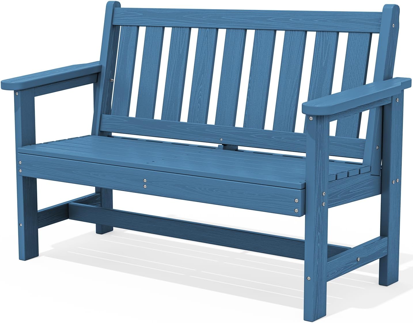 SERWALL Outdoor Bench for 2, Weatherproof and Durable Design