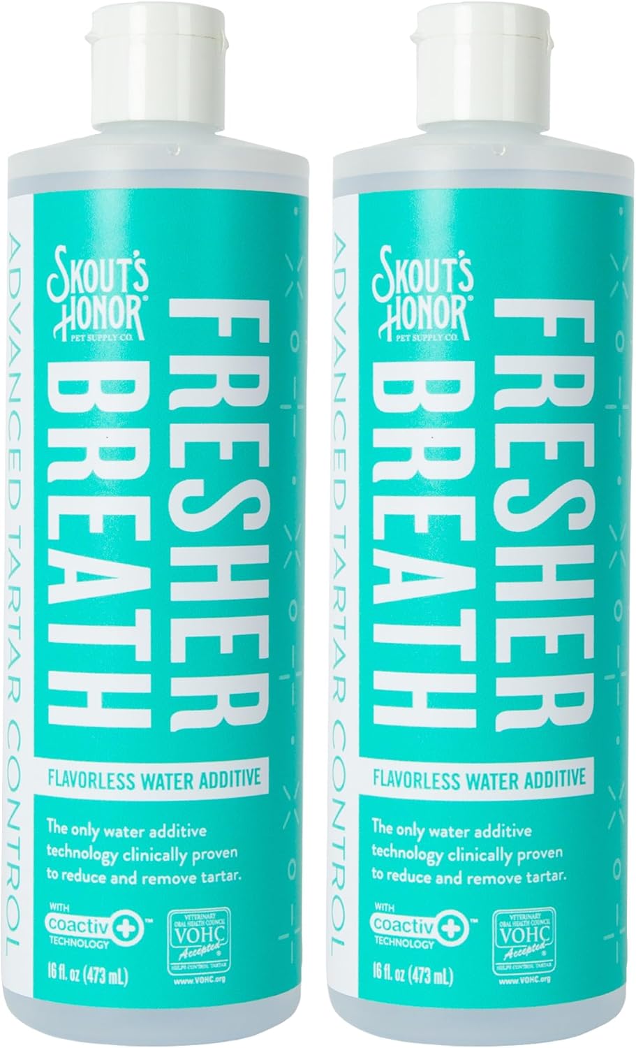 Fresher Breath Water Additive for Pets - Tartar Control Solution