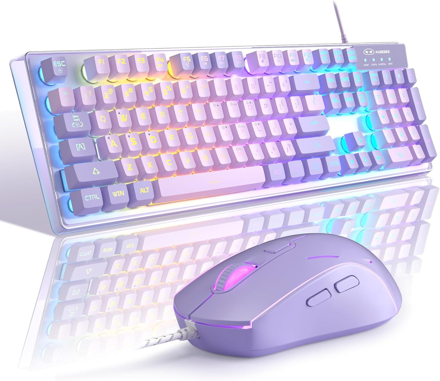 Ultimate Gaming Setup: MageGee RGB Keyboard & Mouse Combo