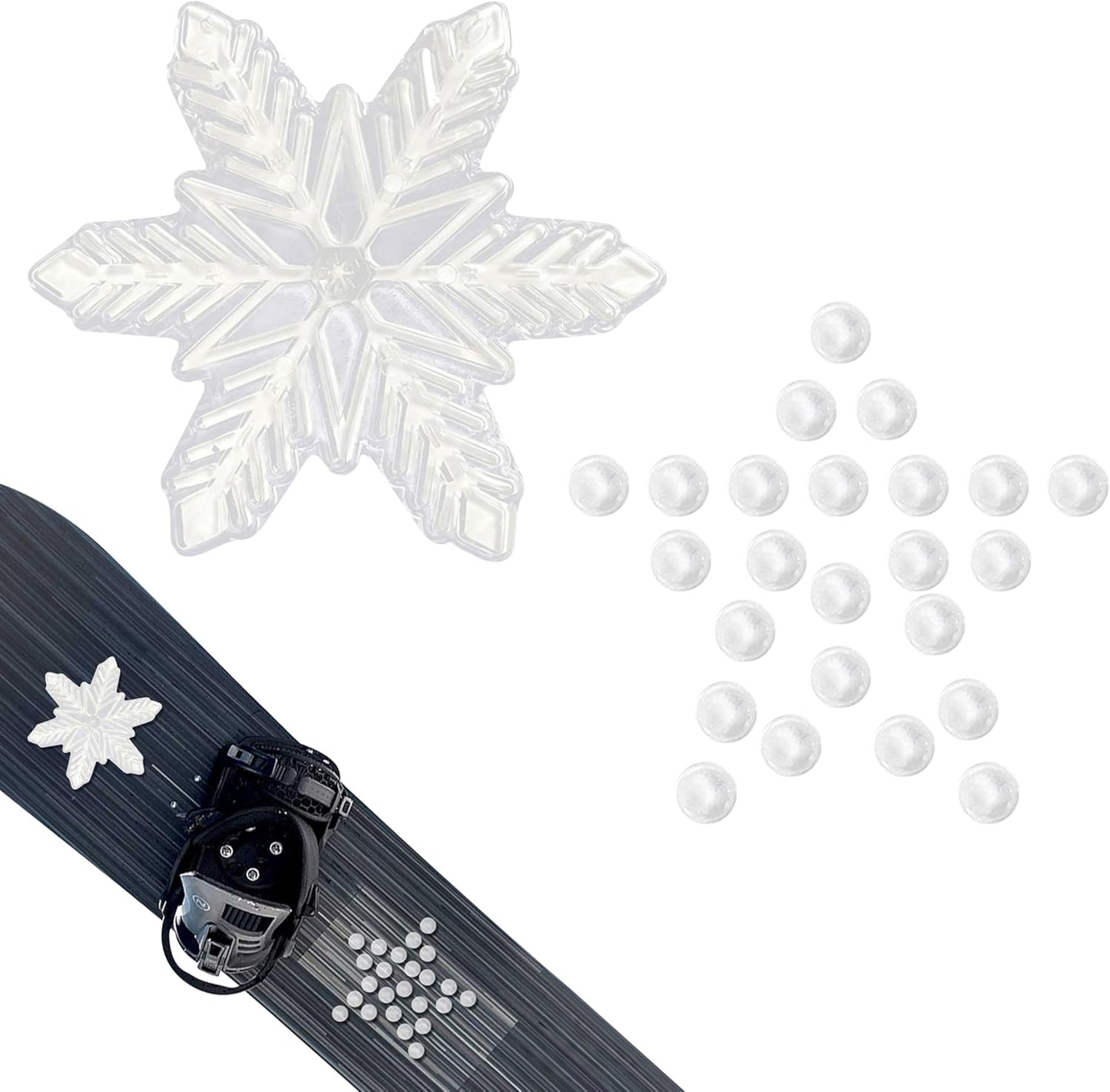 Enhanced Grip Snowflake Stomp Pad