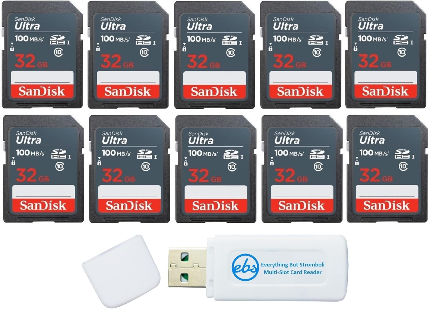 High-Speed 32GB SanDisk Memory Card Bundle