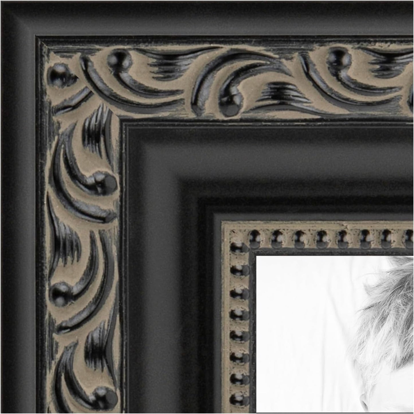 ArtToFrames 6x26 Inch Black Picture Frame for Custom Art
