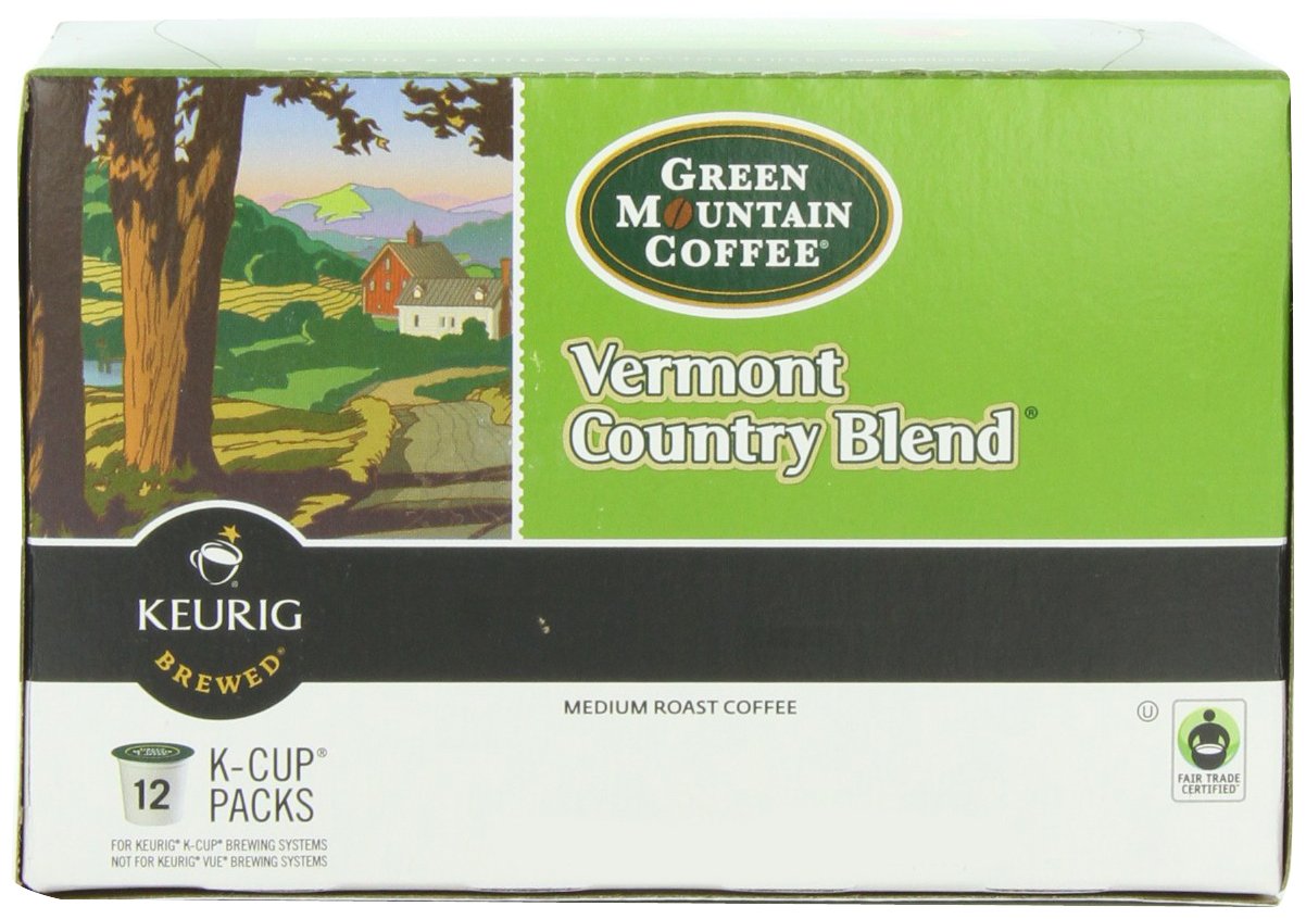 Green Mountain Coffee K-Cup, Vermont Country Blend, 12 Count
