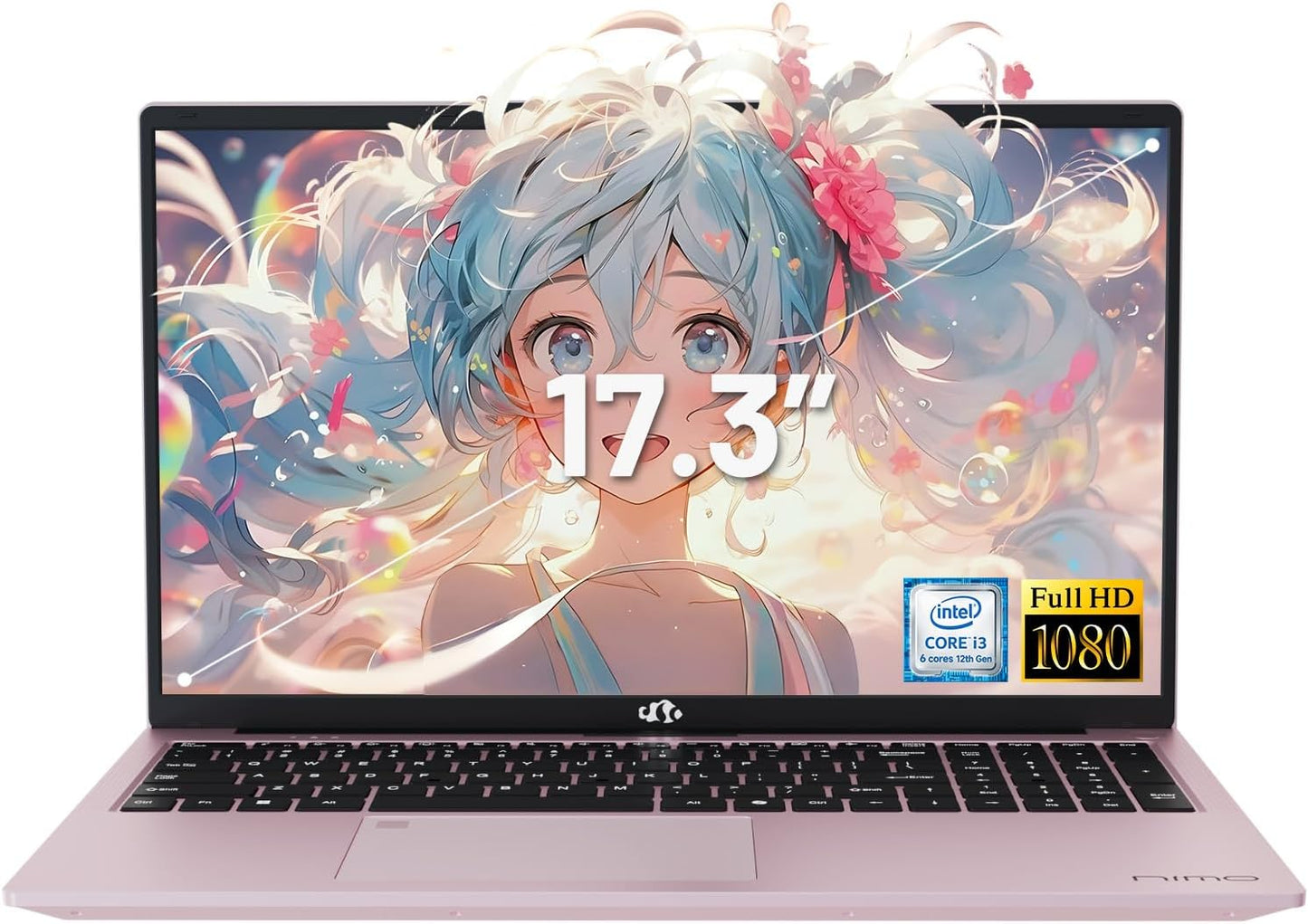 NIMO 17.3 FHD Laptop with Intel i3-1215U and 16GB RAM